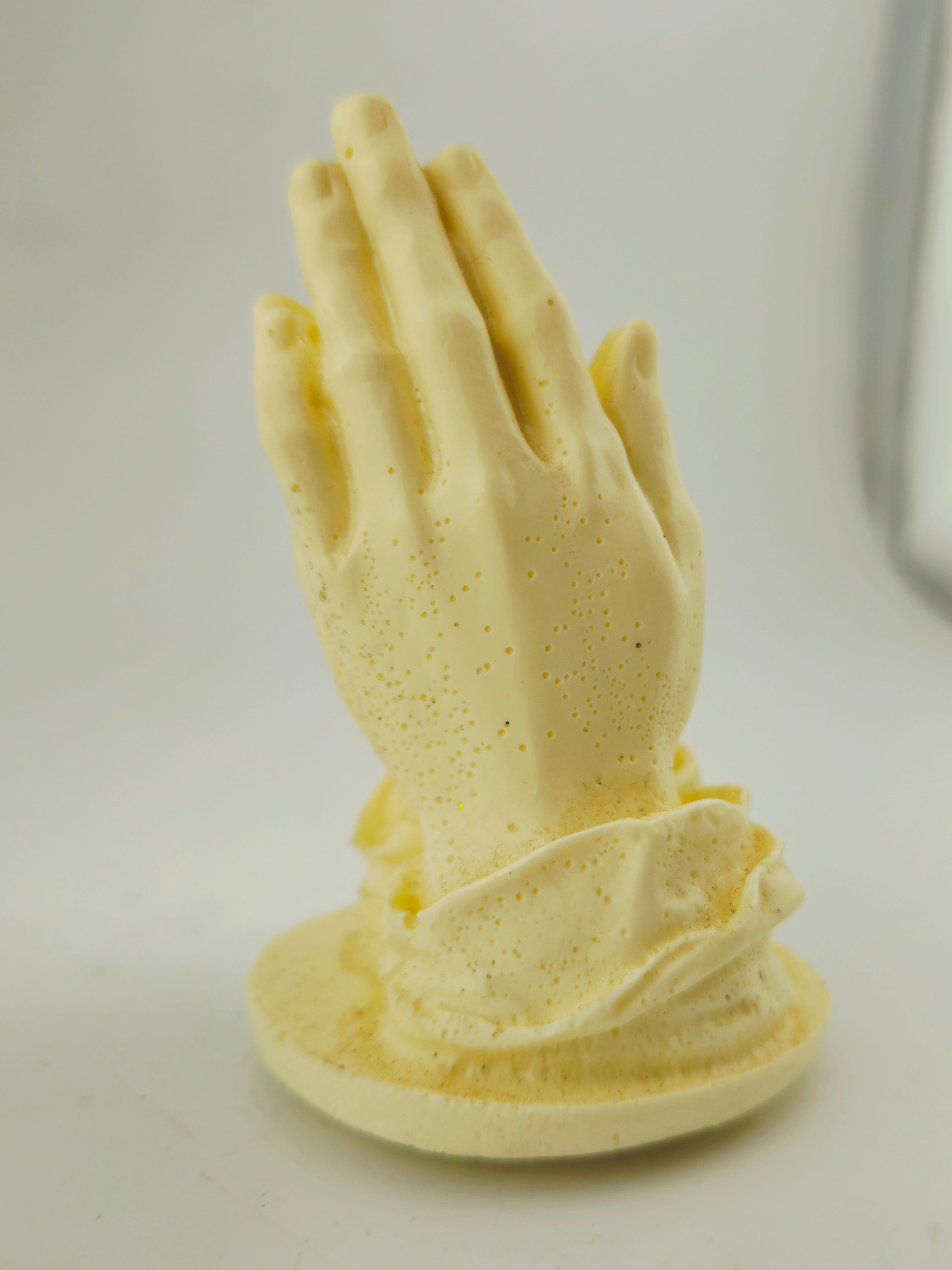 Solid Ivory Dashboard Praying Hands