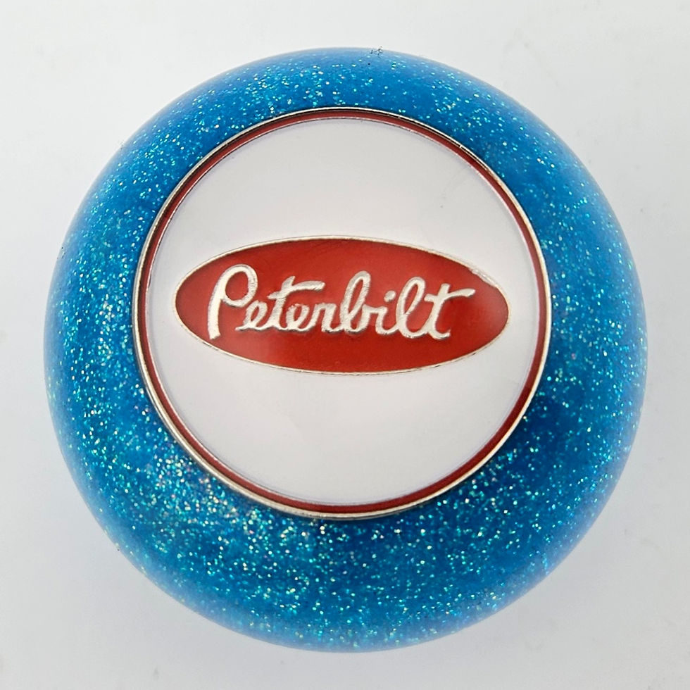 Light Blue "Hanco" Style Peterbilt Shift Knob