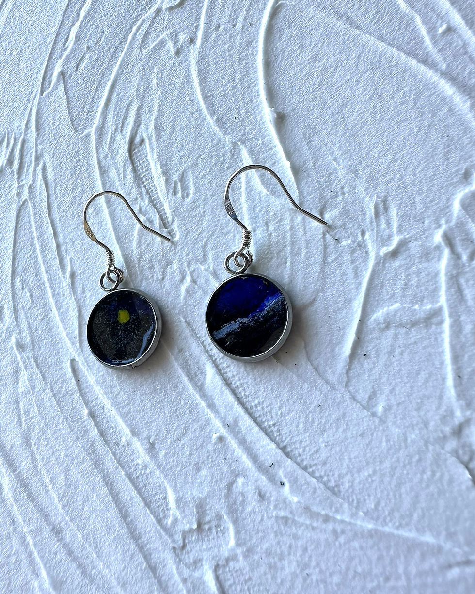 Thumbnail: Douce nature - Boucles d'oreilles no. 012
