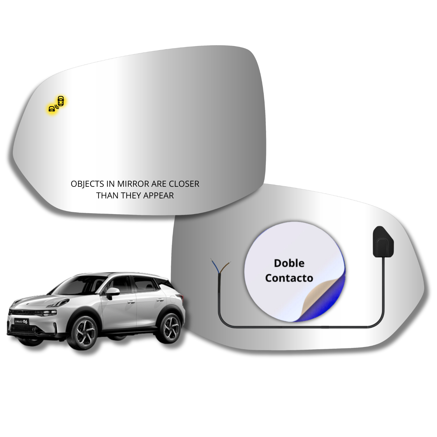 Link & Co 6 2024- Espejo Alternativo con Sensor de Punto Ciego