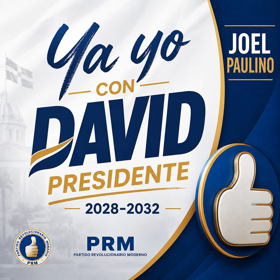 DAVID COLLADO TOMA VENTAJA EN EL TABLERO DEL PRM: EL RESPALDO DE YAYO Y EL TRIUNFO DE GLORIA REYES RECONFIGURAN LA CARRERA HACIA 2028