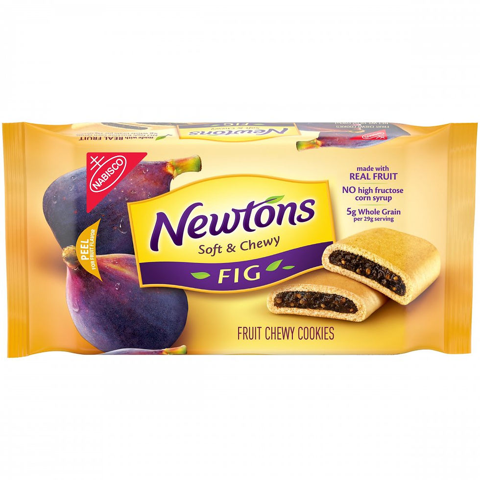 Nabisco Fig Newtons soft fruit cookies package