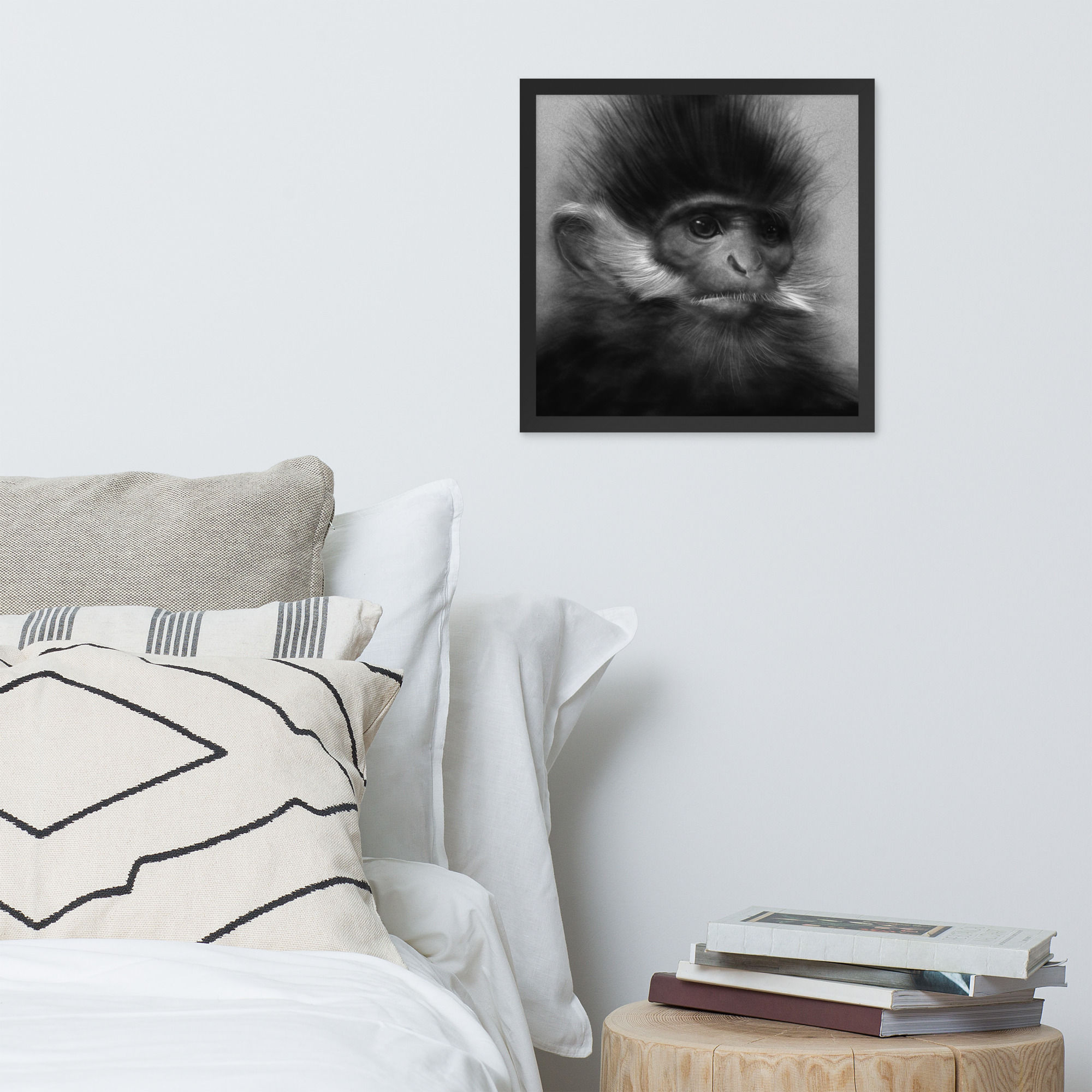François' Langur — Framed Fine Art Poster