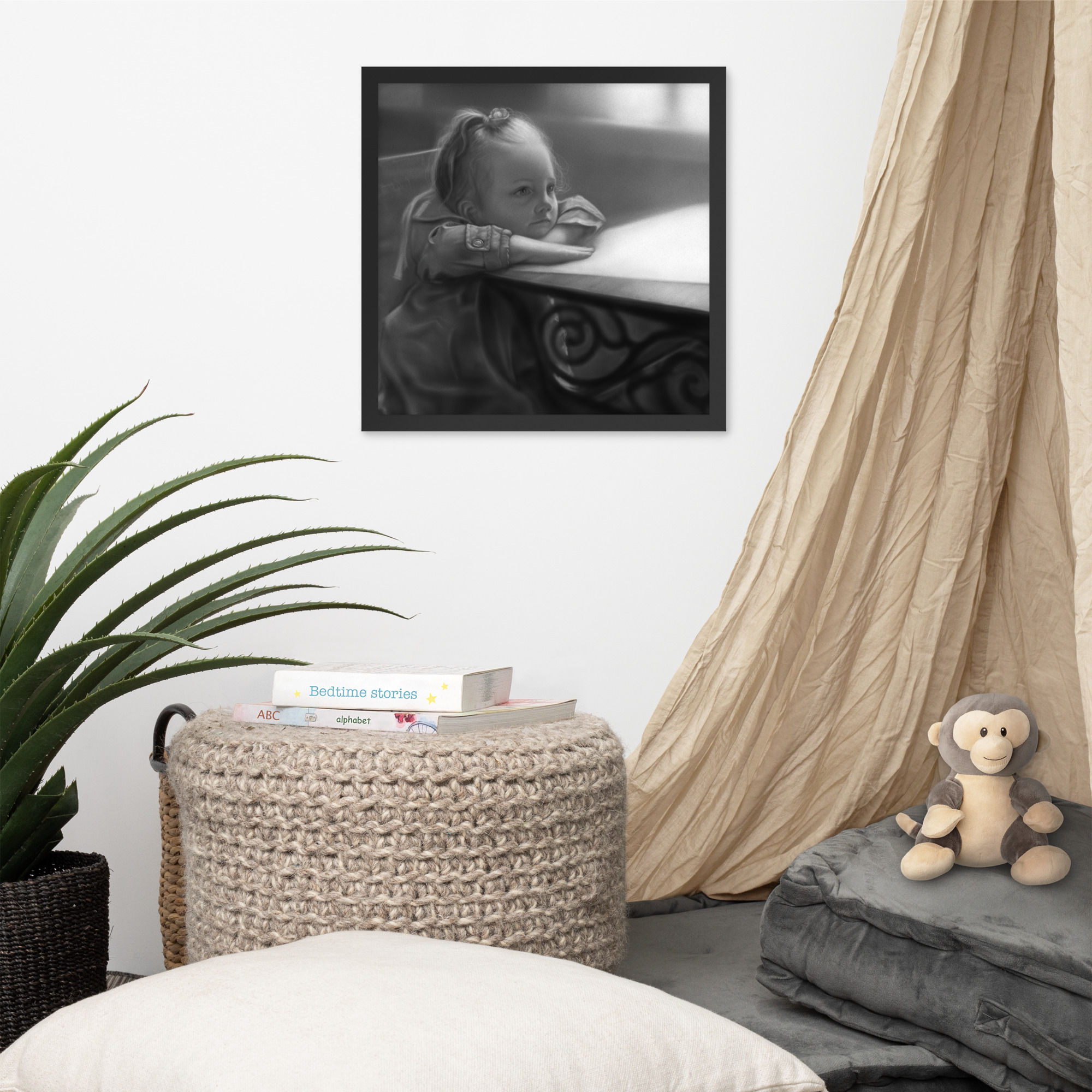 Bright Young Mind — Framed Fine Art Poster