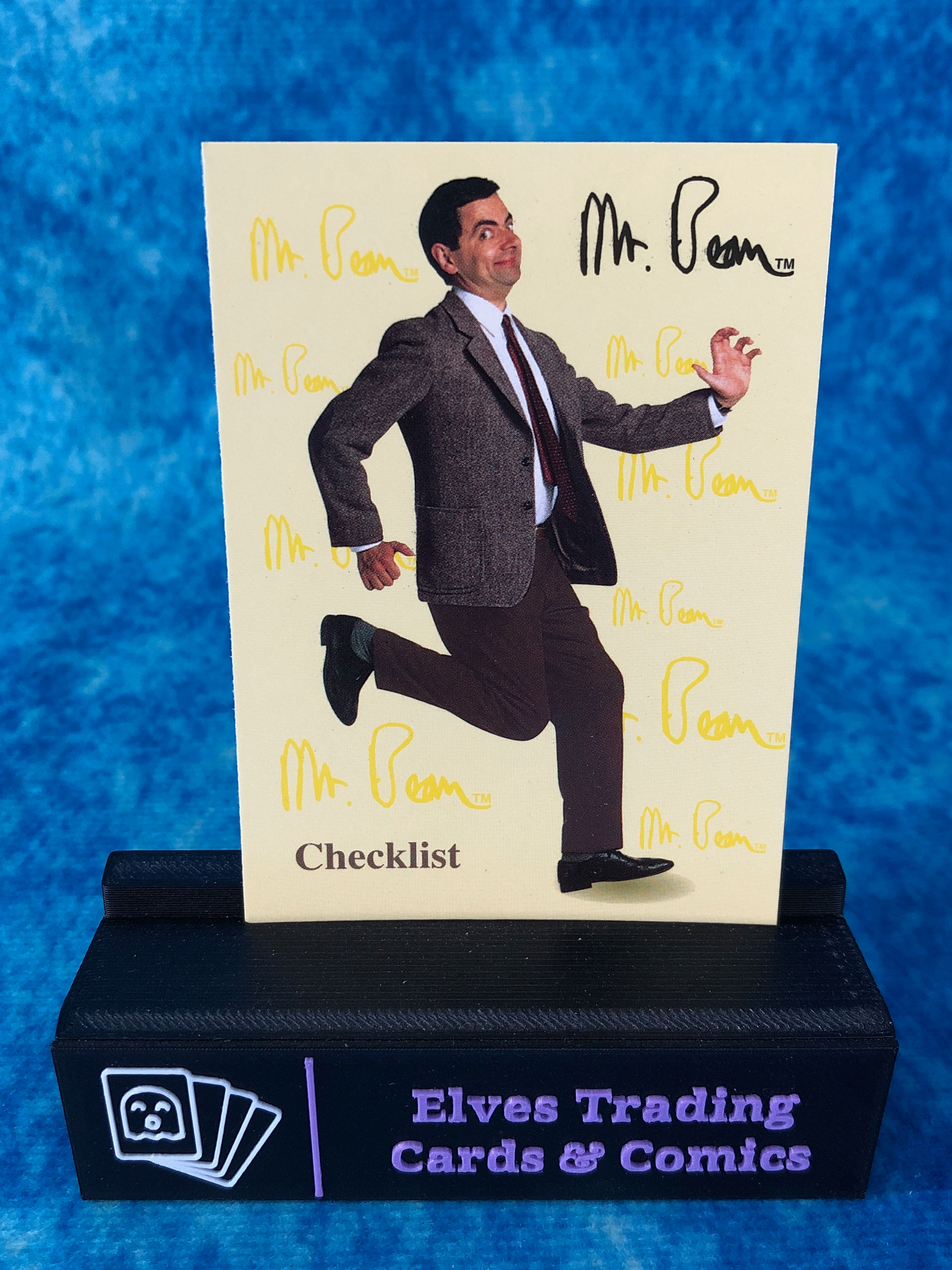 Mr. Bean Trading Cards SINGLE Non-Sport Trading by Dart Flipcards 1998