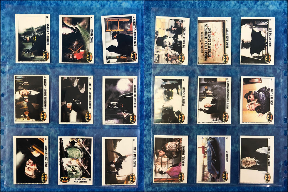 Thumbnail: Batman The Movie 1st Series complete trading card set Topps UK 2nd Variation