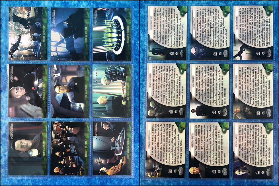 Thumbnail: Star Trek: Nemesis Movie trading card complete base set by Rittenhouse 2002