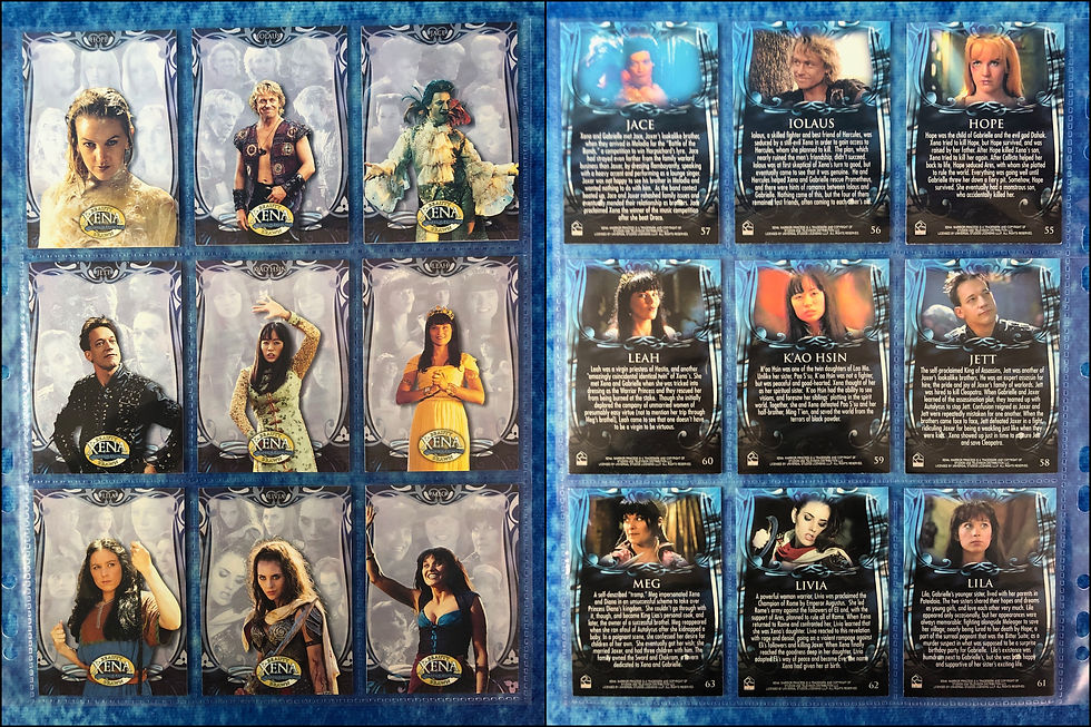 Thumbnail: Xena: Beauty & Brawn complete trading card base set by Rittenhouse 2002