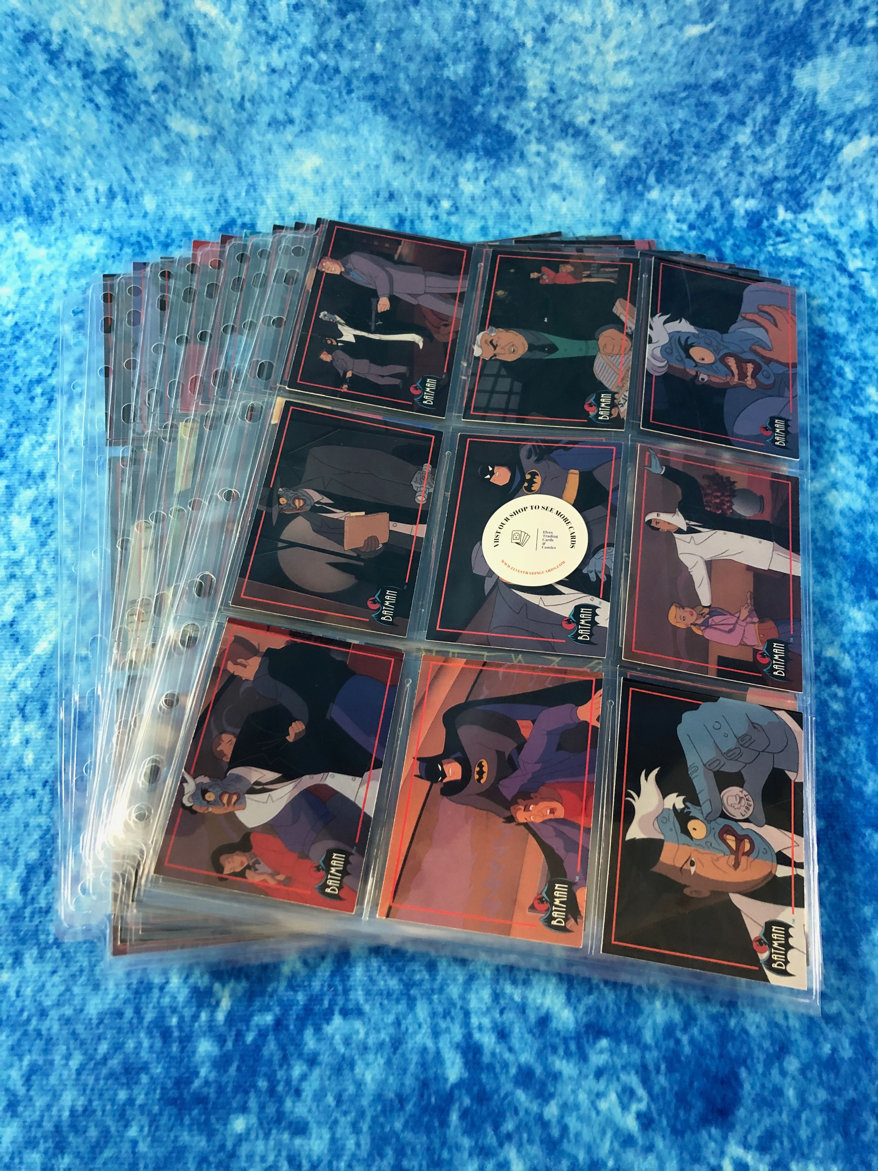 Batman Animated Series 2 complete trading card base set by Topps 1993