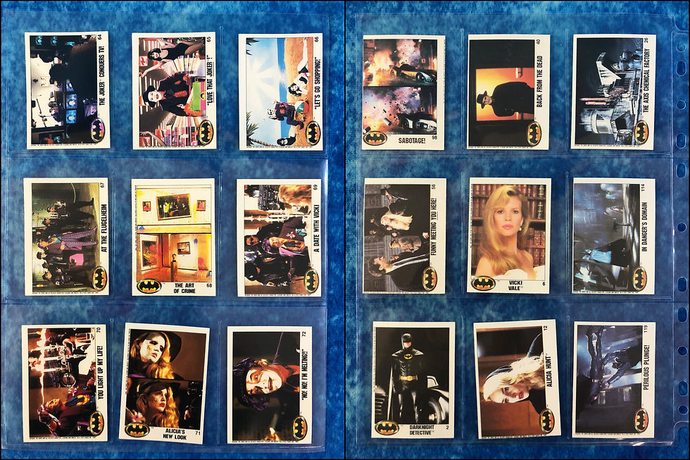 Thumbnail: Batman The Movie 1st Series complete trading card set Topps UK 2nd Variation
