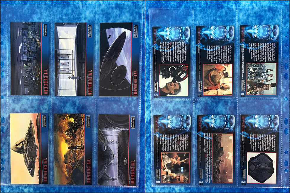 Thumbnail: Independence Day (ID4) WideVision complete trading card MINI MASTER set