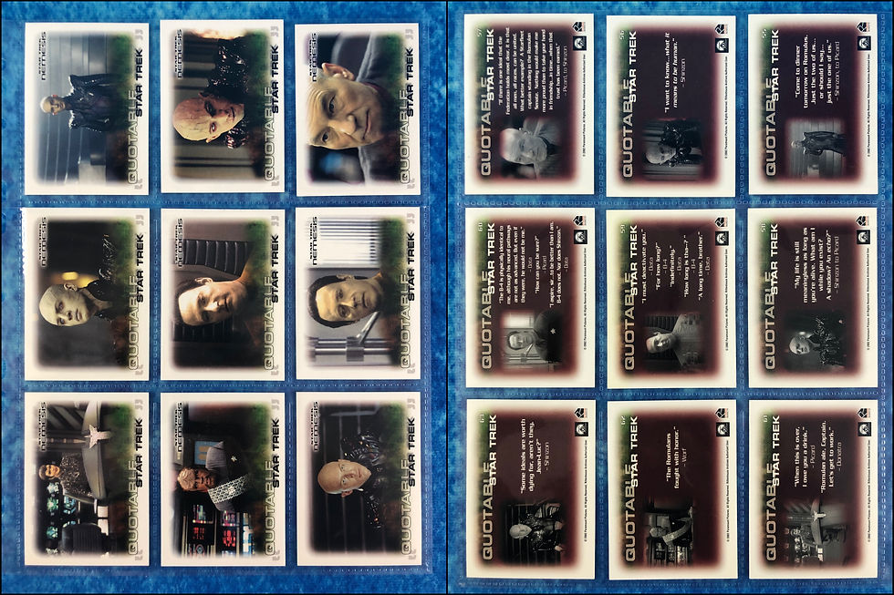 Thumbnail: Star Trek: Nemesis Movie trading card complete base set by Rittenhouse 2002