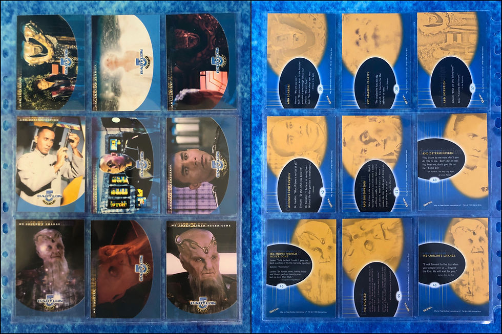Thumbnail: Babylon 5: Profiles complete trading card base set by SkyBox 1999