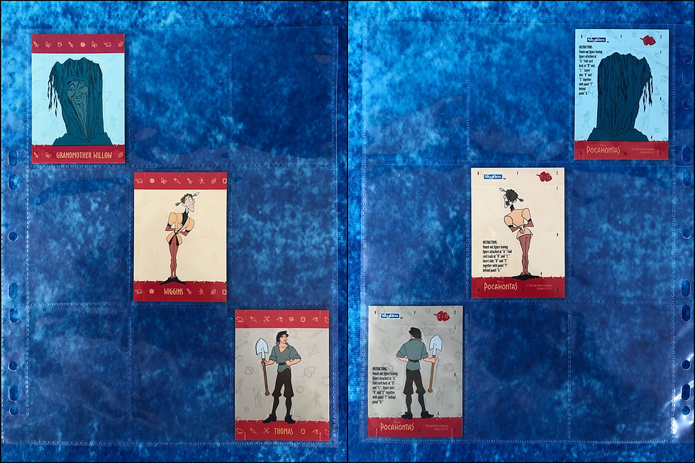 Thumbnail: Pocahontas complete trading card base & Pop-Out set by SkyBox 1995 Disney