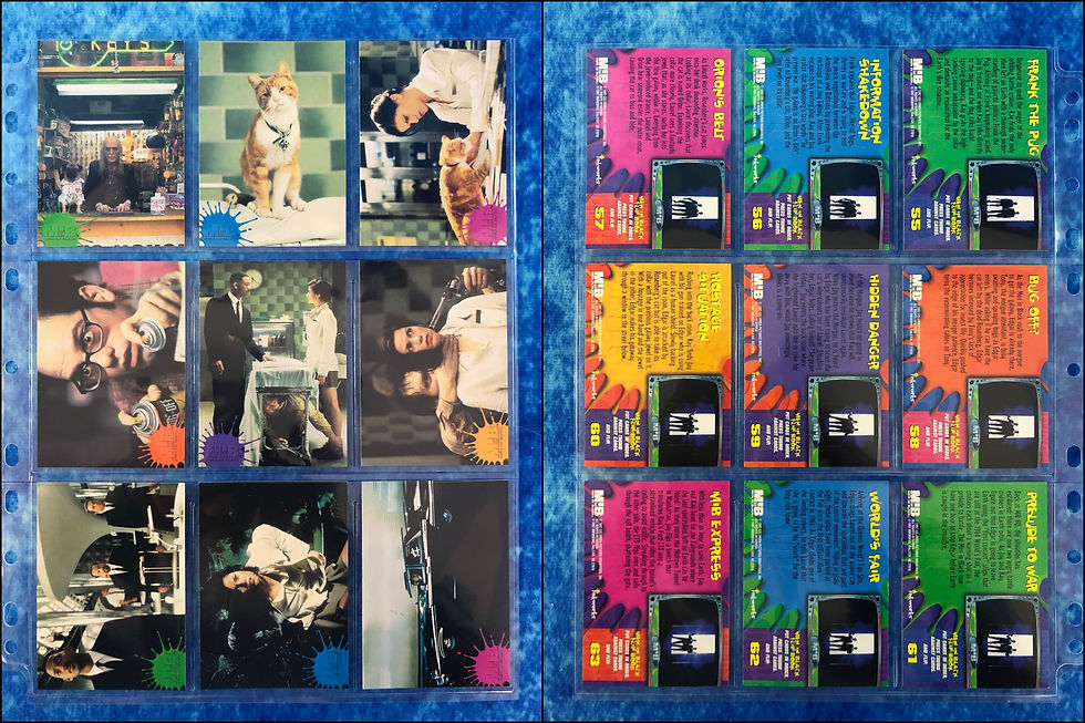 Thumbnail: Men In Black MIB Movie complete trading card base set by Inkworks 1997