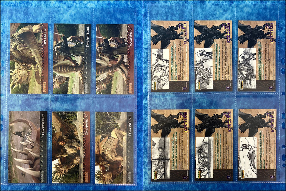 Thumbnail: Dragonheart Widevision complete trading card base set by Topps 1996