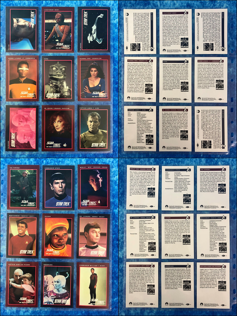 Thumbnail: Star Trek 25th Anniversary Series 1 & 2 trading card complete MINI MASTER  set