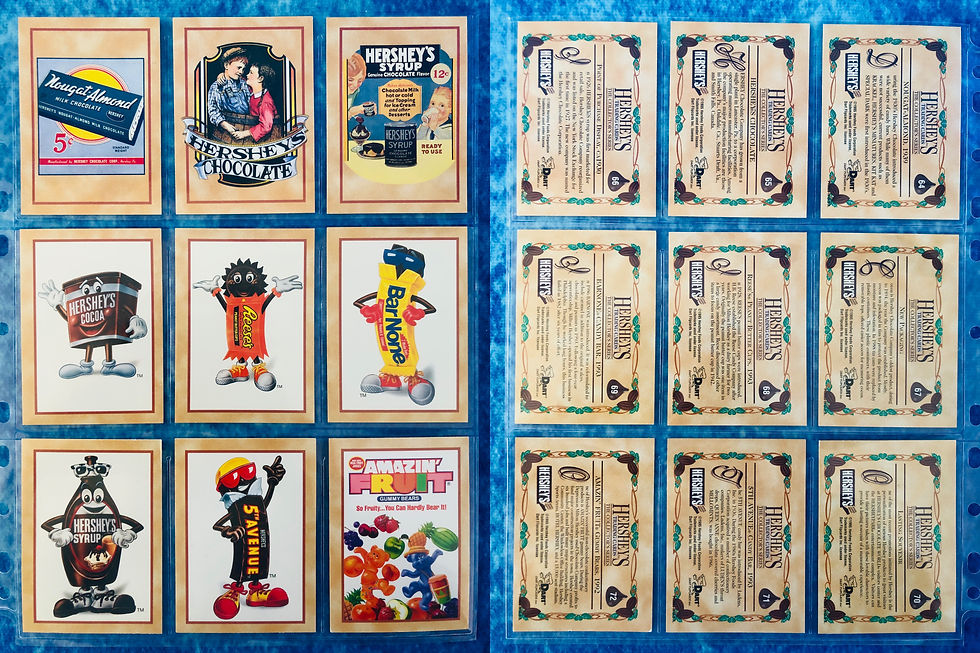 Thumbnail: Hershey's Trading Cards complete trading card base Chase and promo set