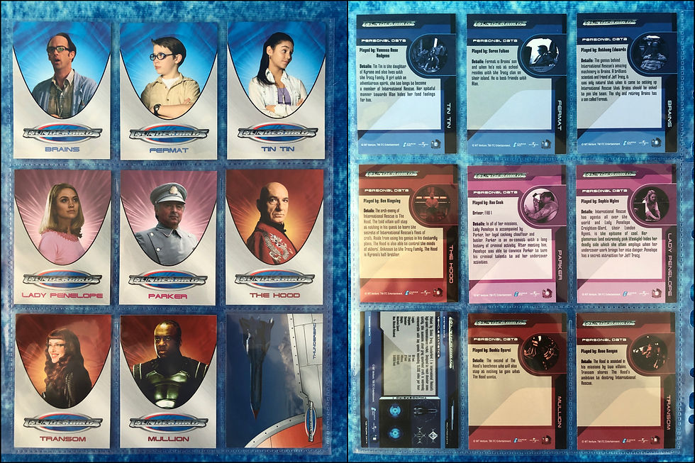 Thumbnail: Thunderbirds Are Go! Movie Cards complete trading card base set by Cards 2004