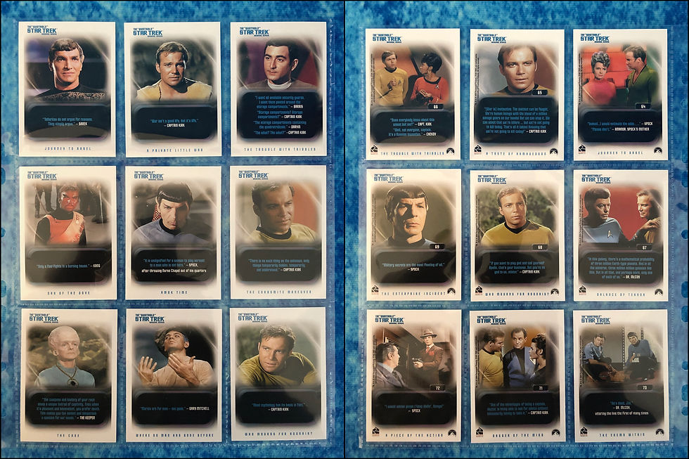 Thumbnail: The "Quotable" Star Trek Original Series complete trading card base set 2004