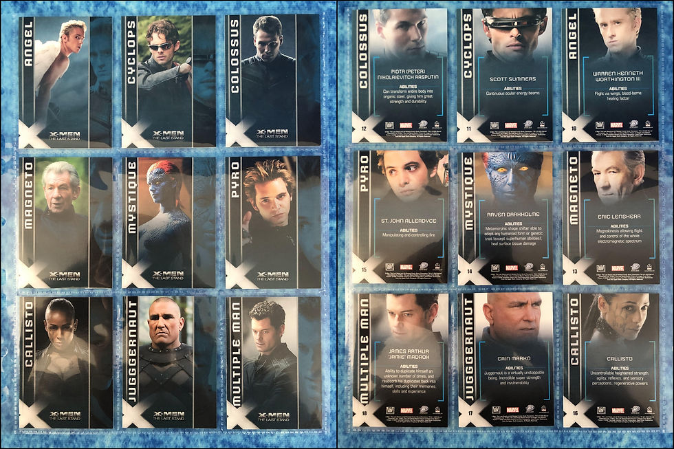 Thumbnail: X-Men: The Last Stand complete trading card base set by Rittenhouse 2006