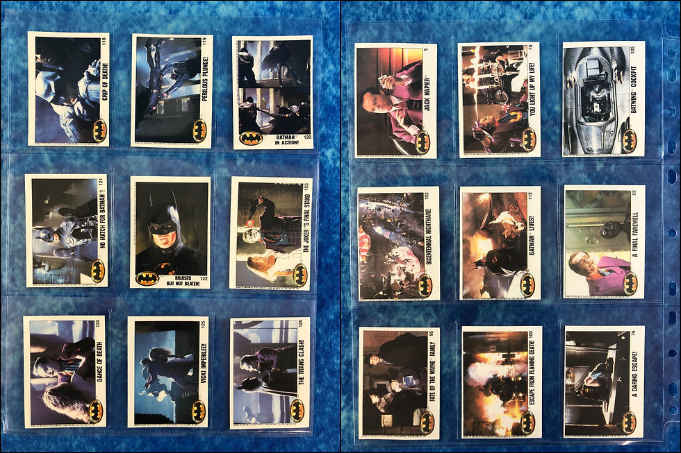 Thumbnail: Batman The Movie 1st Series complete trading card set Topps UK 2nd Variation