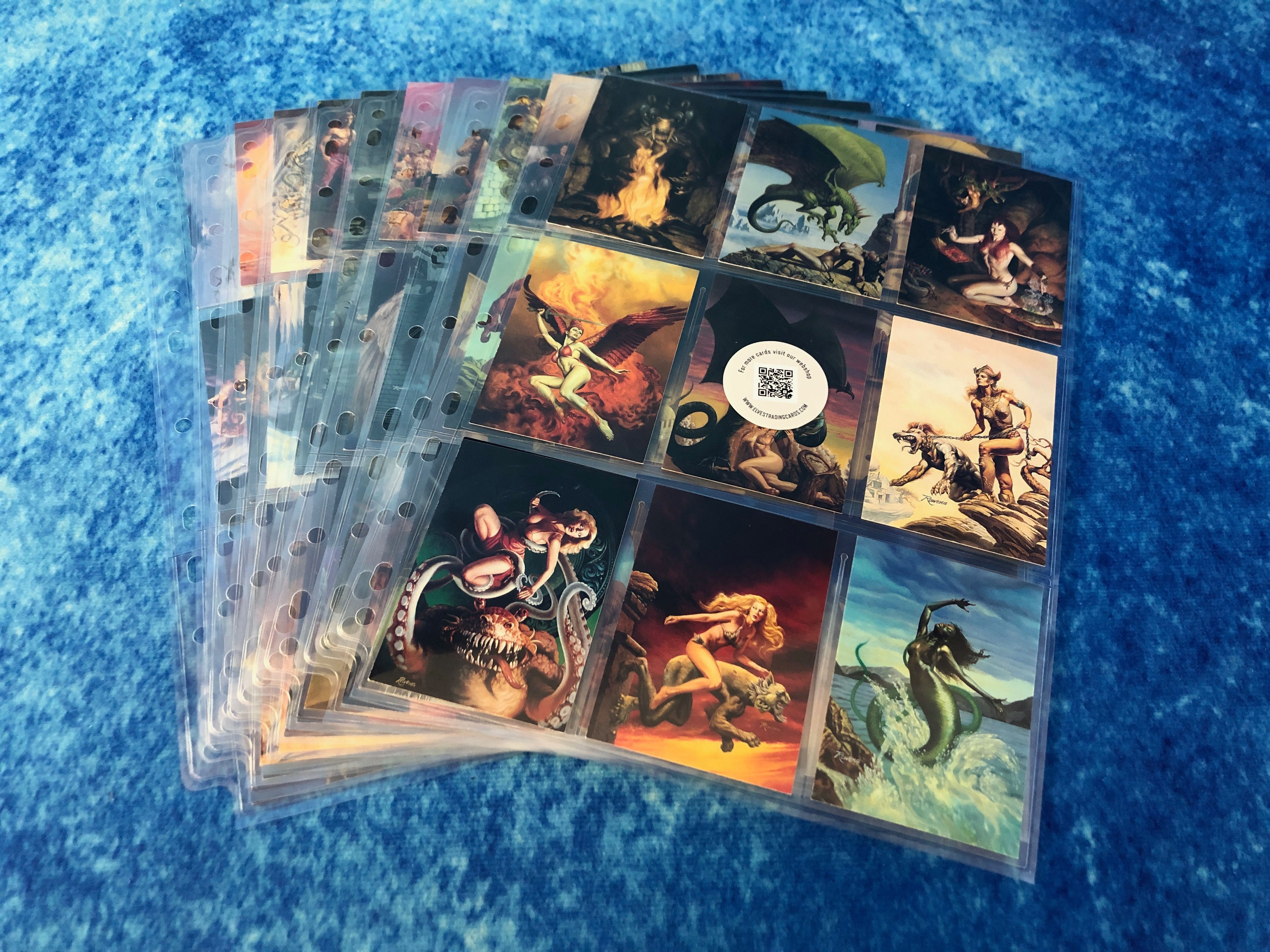 Rowena: Rowena Morrill Fantasy Art complete trading card base set by FPG 1993