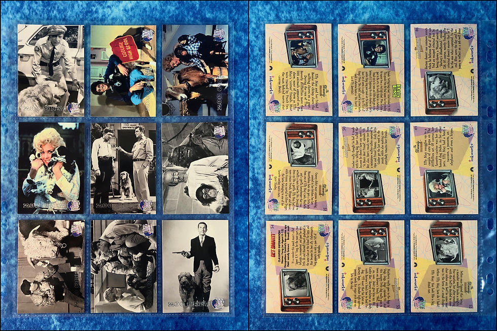 Thumbnail: TV's Coolest Classics: Volume 1 Trading card complete set by Inkworks 1998