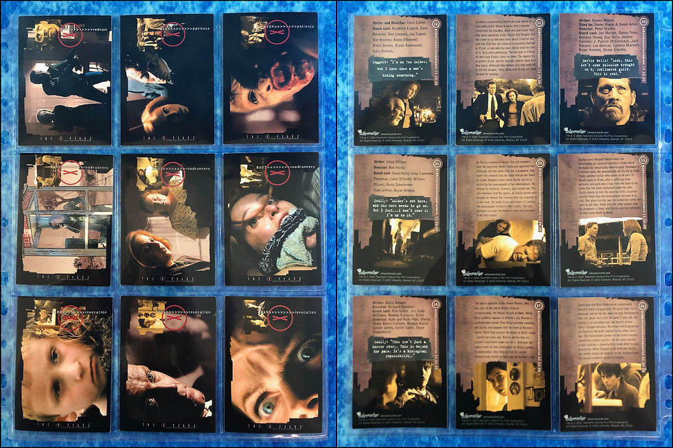 Thumbnail: The X-Files: Season 8 complete trading card base set by Inkworks 2002