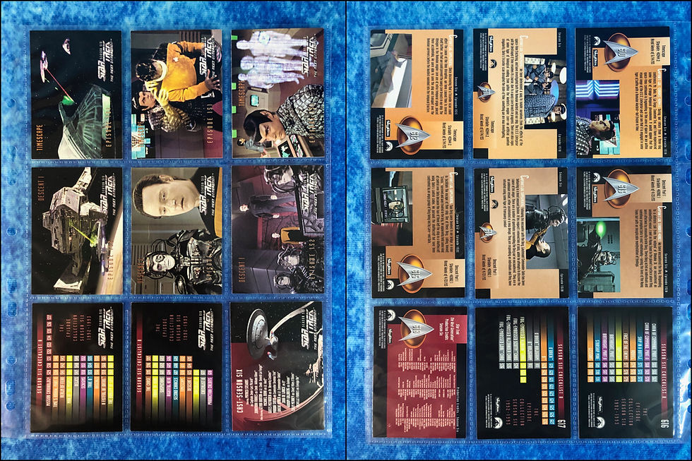 Thumbnail: Star Trek: The Next Generation: Season 6 Complete trading card base set 1997