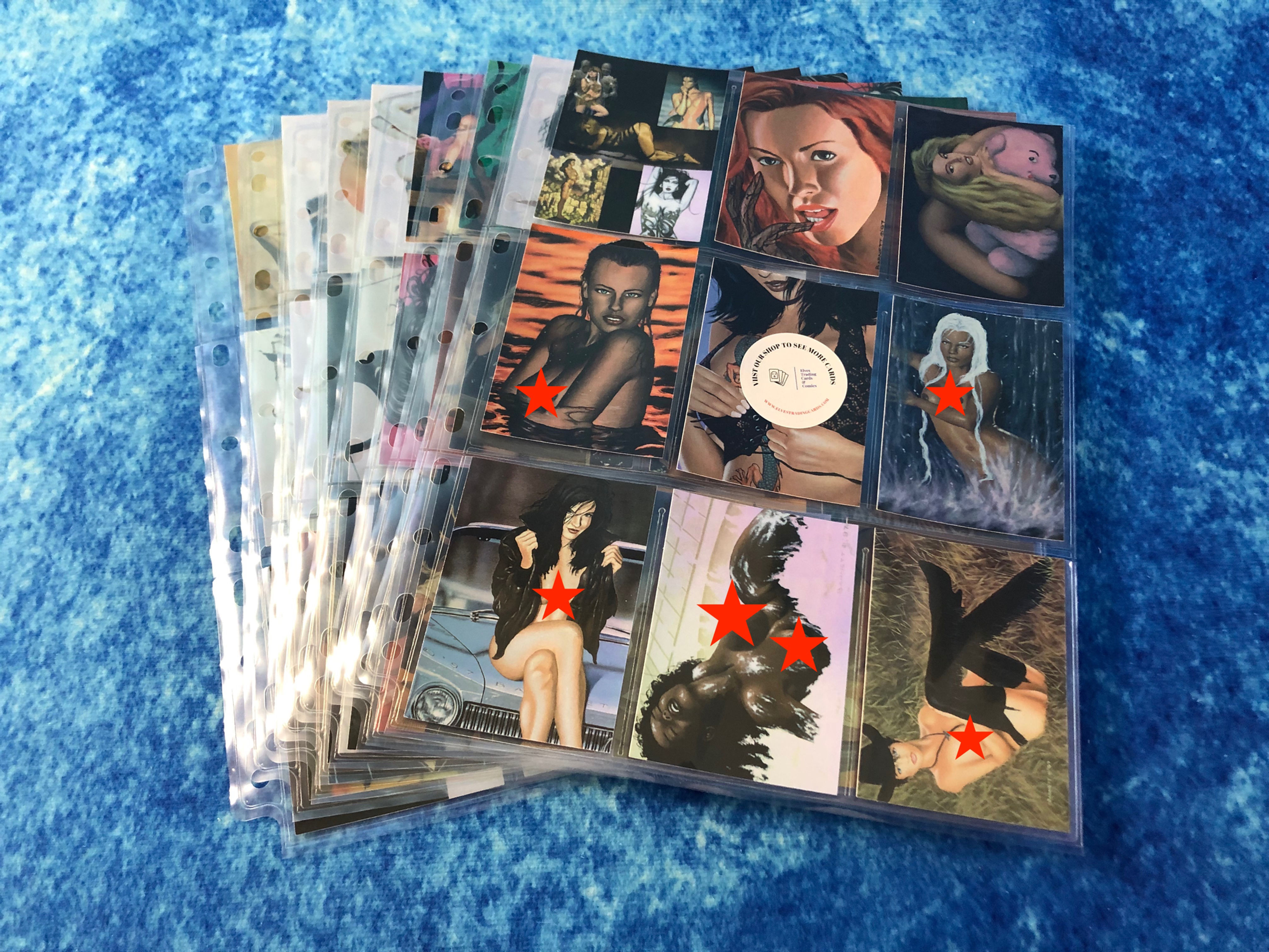 The New American Pin-Up complete trading card base set by Comic Images 1997