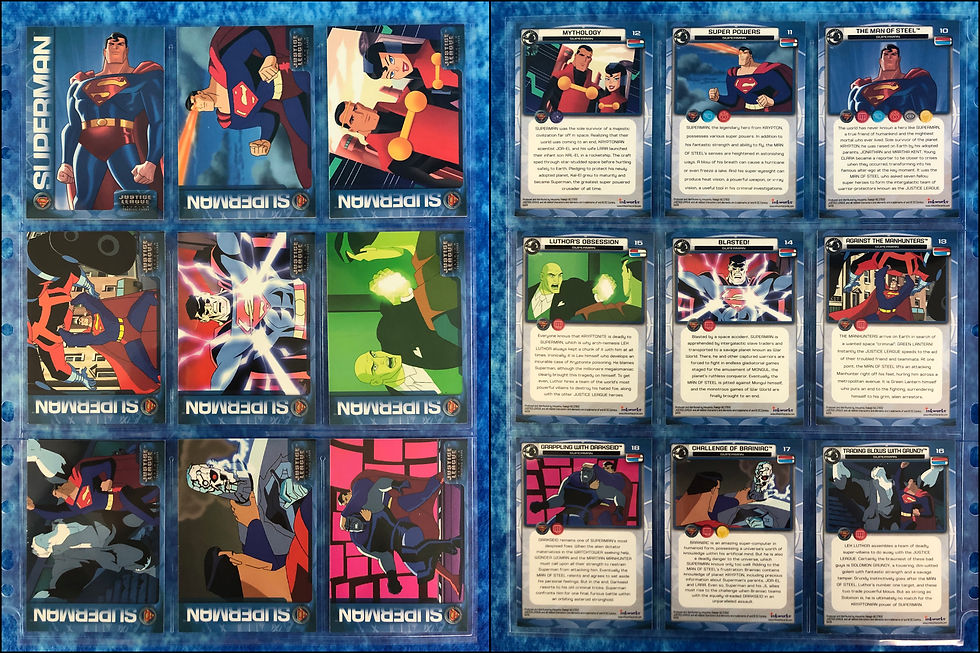 Thumbnail: Justice League complete trading card base set Inkworks 2003 DC Comics