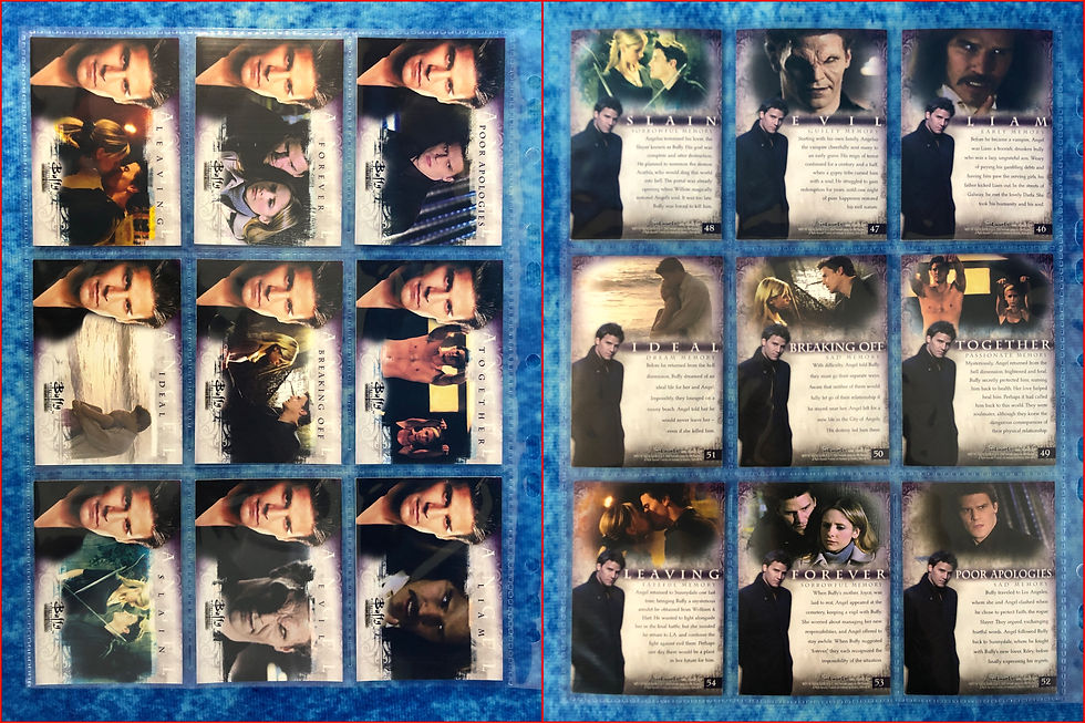 Thumbnail: Buffy The Vampire Slayer Memories complete trading card base set Inkworks 2006