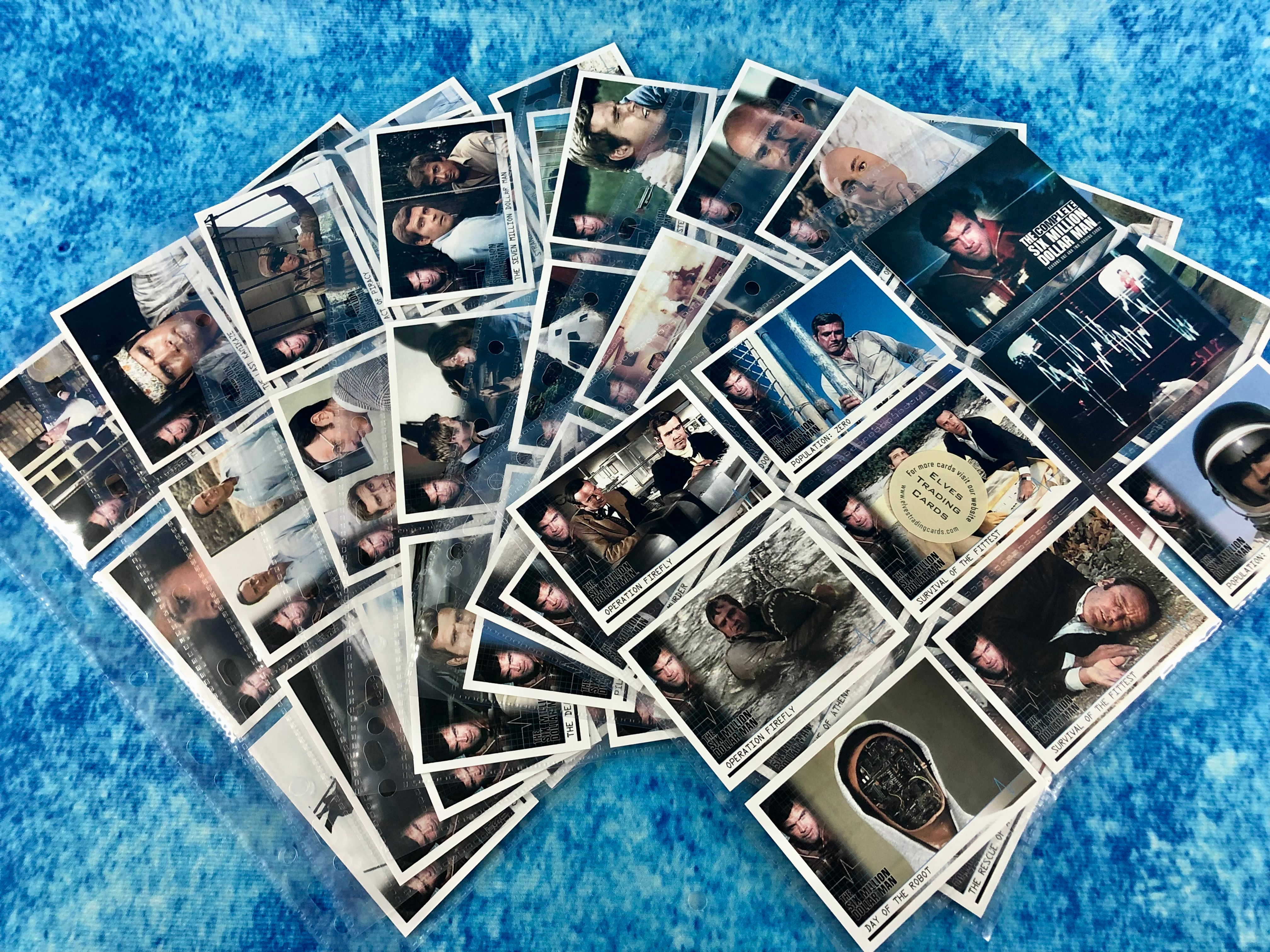 The Complete Six Million Dollar Man Seasons 1 & 2 complete trading card base set