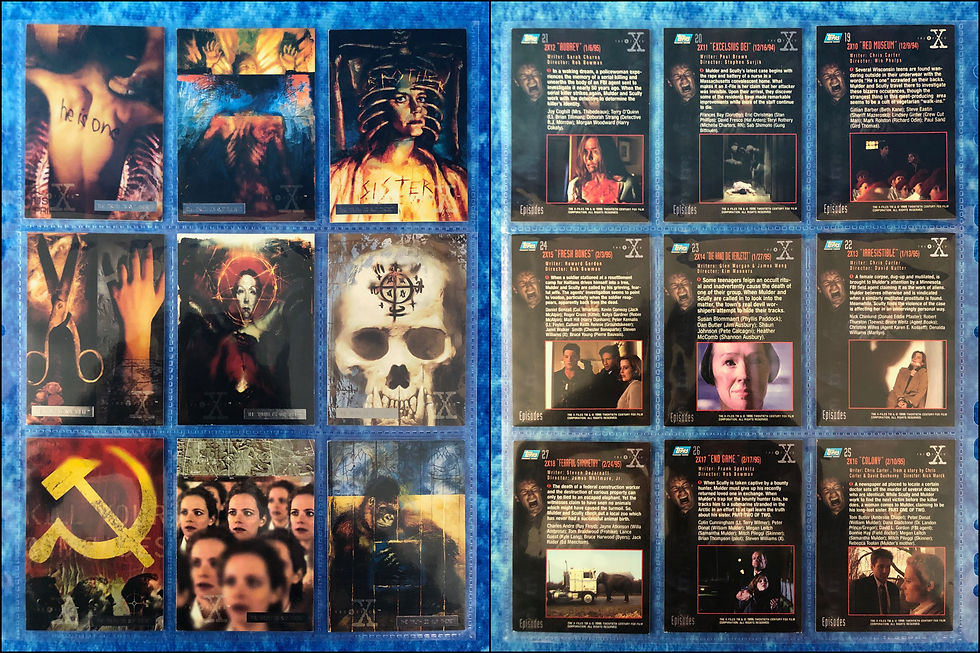 Thumbnail: The X-Files Season 2 complete trading card PARALLEL base set by Topps 1996