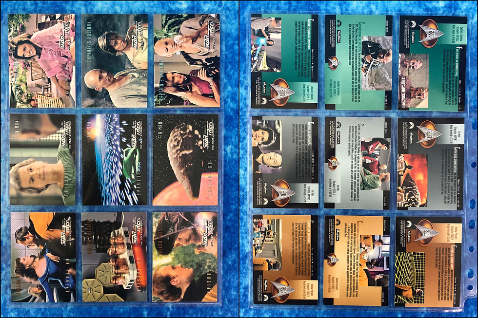 Thumbnail: Star Trek: The Next Generation: Season 3 Complete trading card base & chase set
