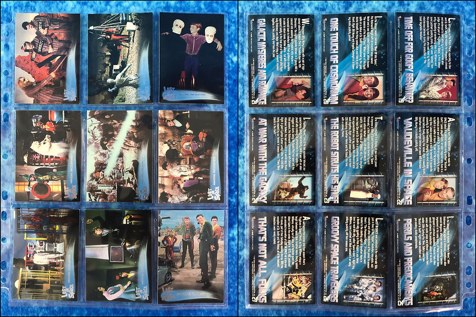 Thumbnail: Lost in Space: The Classic Series complete trading card base & Movie Preview set