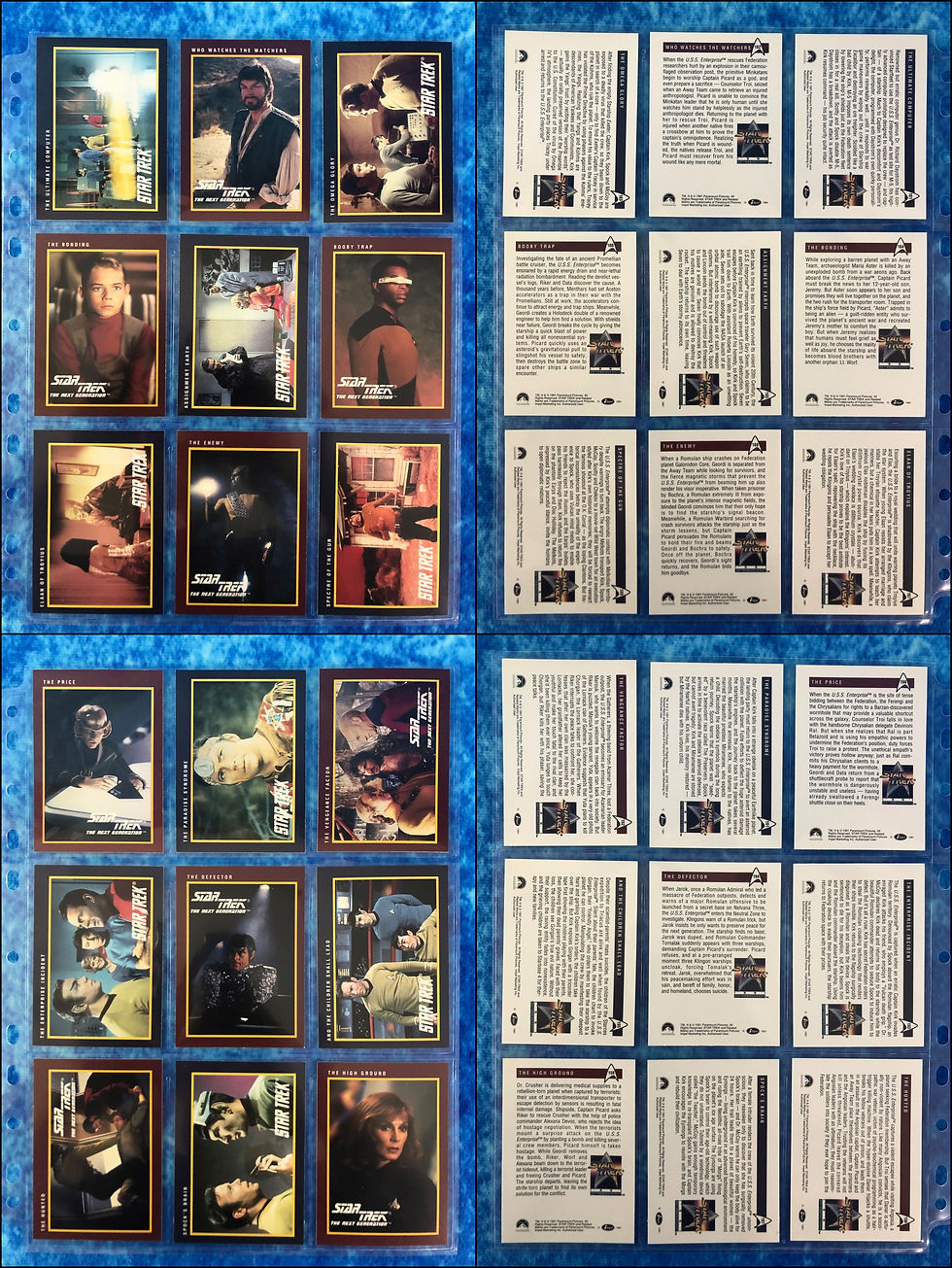 Thumbnail: Star Trek 25th Anniversary Series 1 & 2 trading card complete MINI MASTER  set