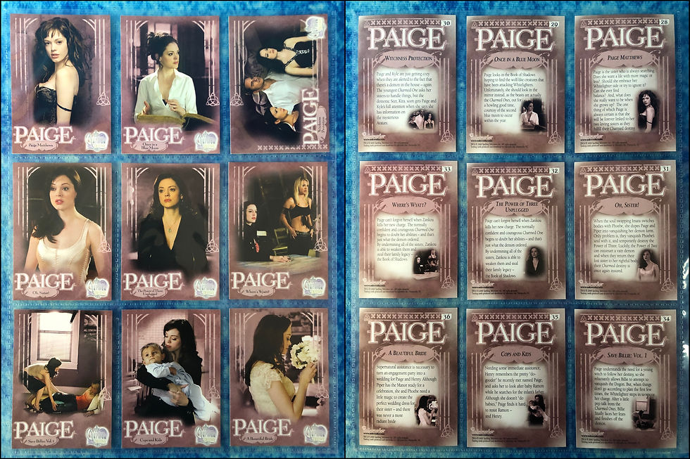 Thumbnail: Charmed: Destiny TV Series complete trading card base set by Inkworks 2006