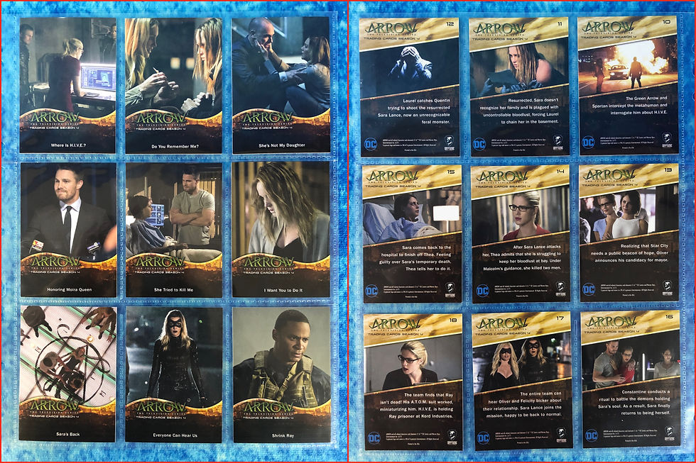Thumbnail: Arrow Season 4 TV Series Trading card complete base set by Cryptozoic 2017 DC