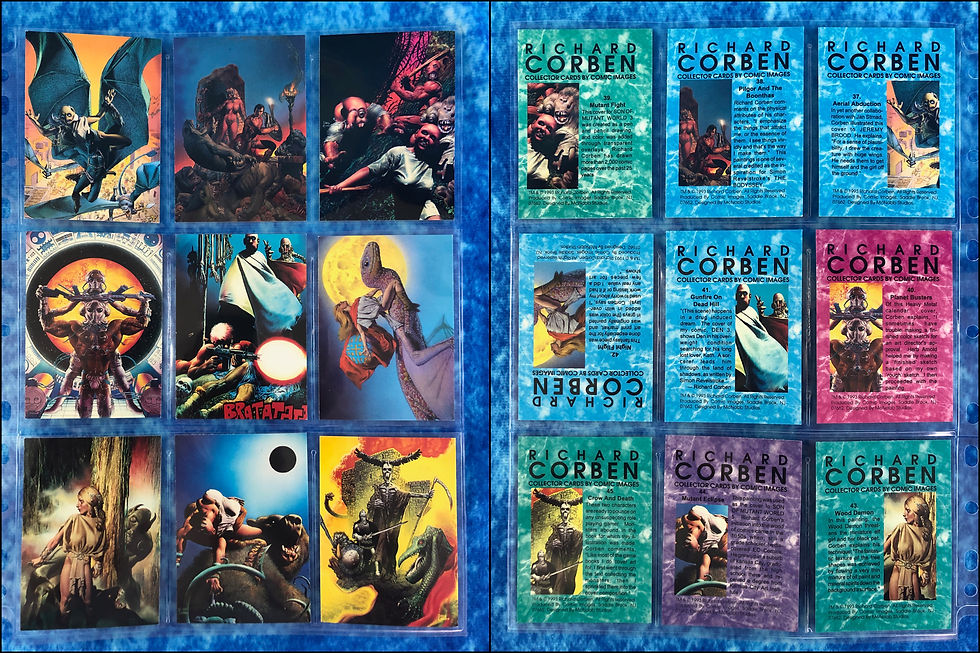 Thumbnail: Richard Corben complete trading card base set by Comic Images 1993