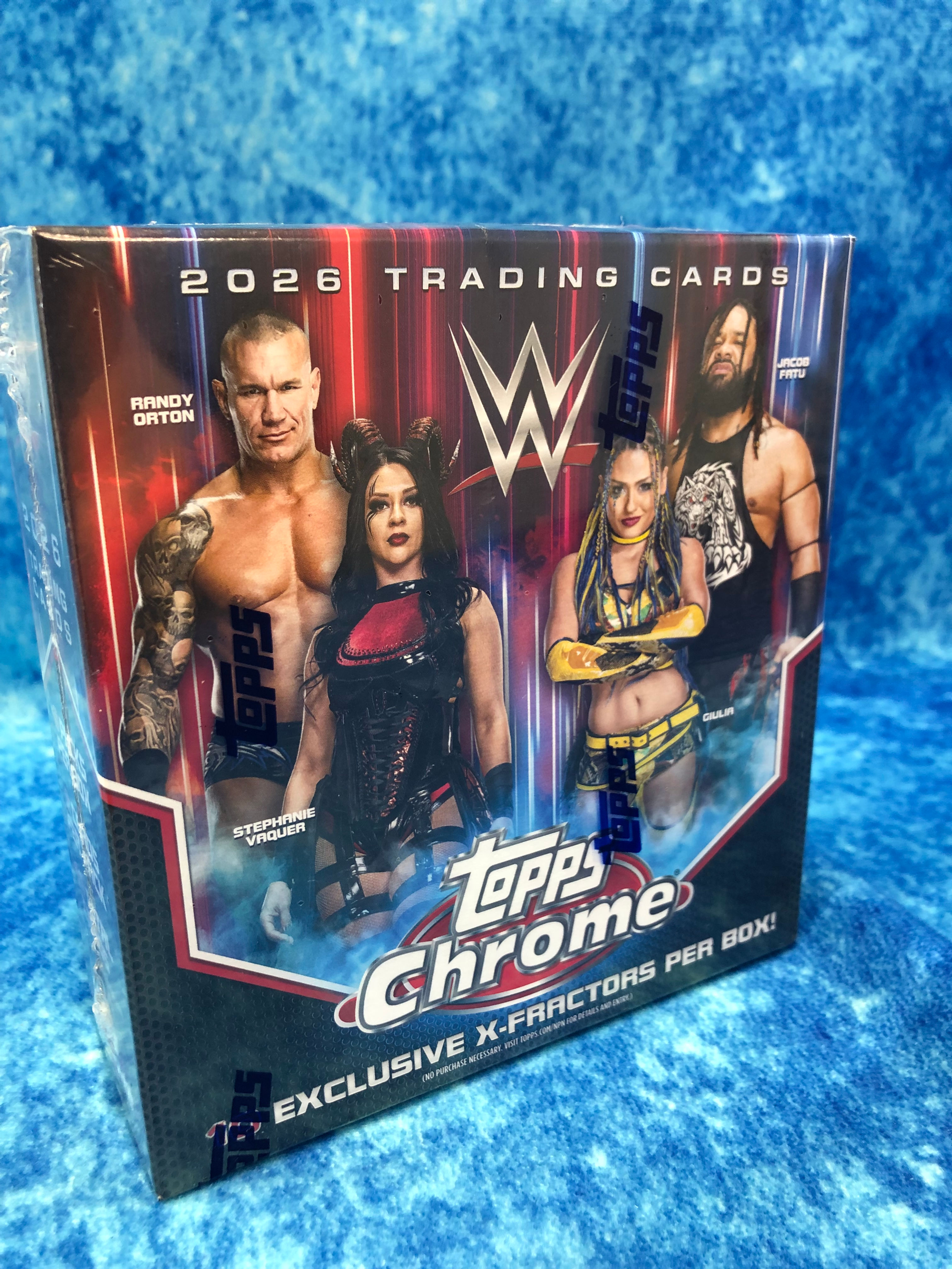 2026 Topps Chrome WWE Wrestling Mega Box