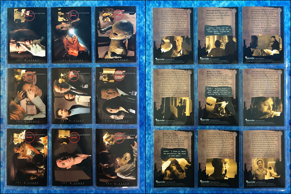 Thumbnail: The X-Files: Season 8 complete trading card base set by Inkworks 2002