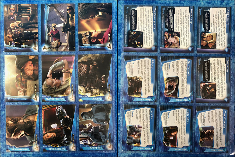 Thumbnail: Andromeda Premiere Season complete trading card base set by Inkworks 2001