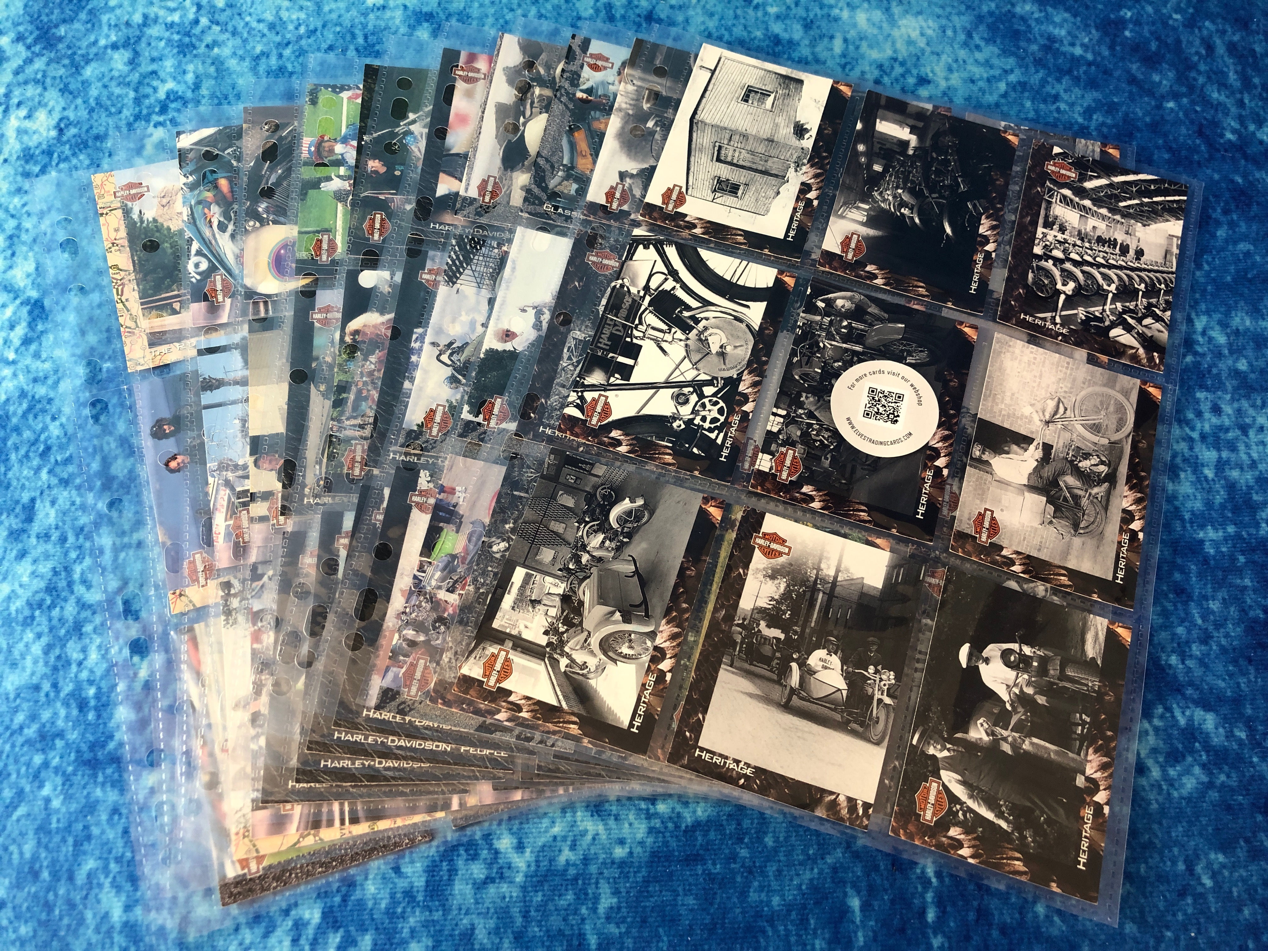 Harley-Davidson Motorcycles complete trading card base set by SkyBox 1994