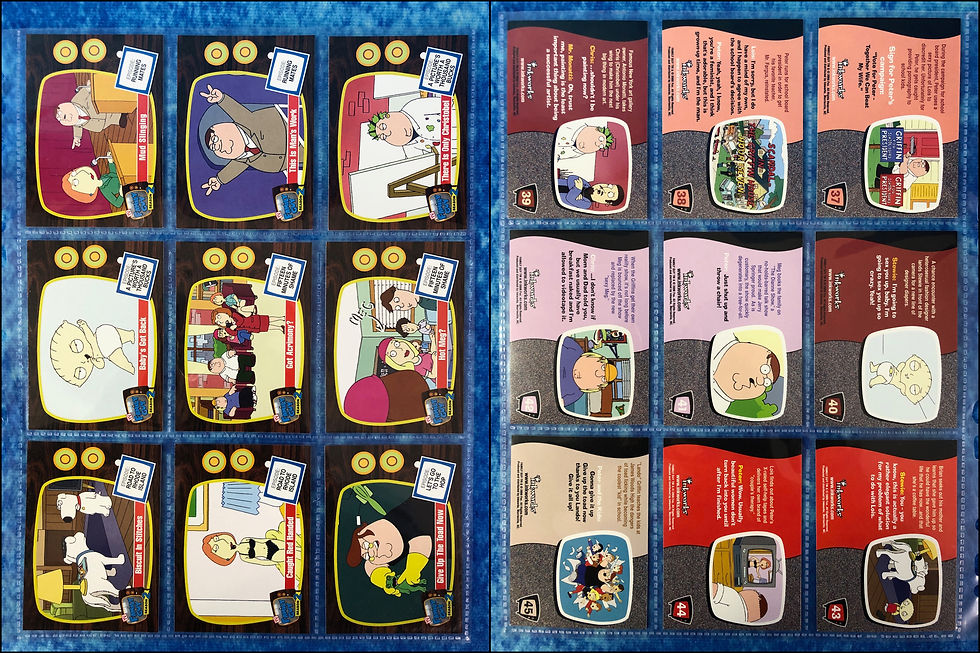 Thumbnail: Family Guy Season Two complete trading card base set by Inkworks 2006