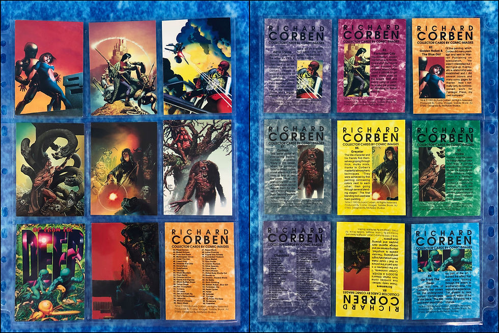 Thumbnail: Richard Corben complete trading card base set by Comic Images 1993