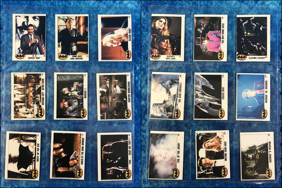Thumbnail: Batman The Movie 1st Series complete trading card set Topps UK 2nd Variation
