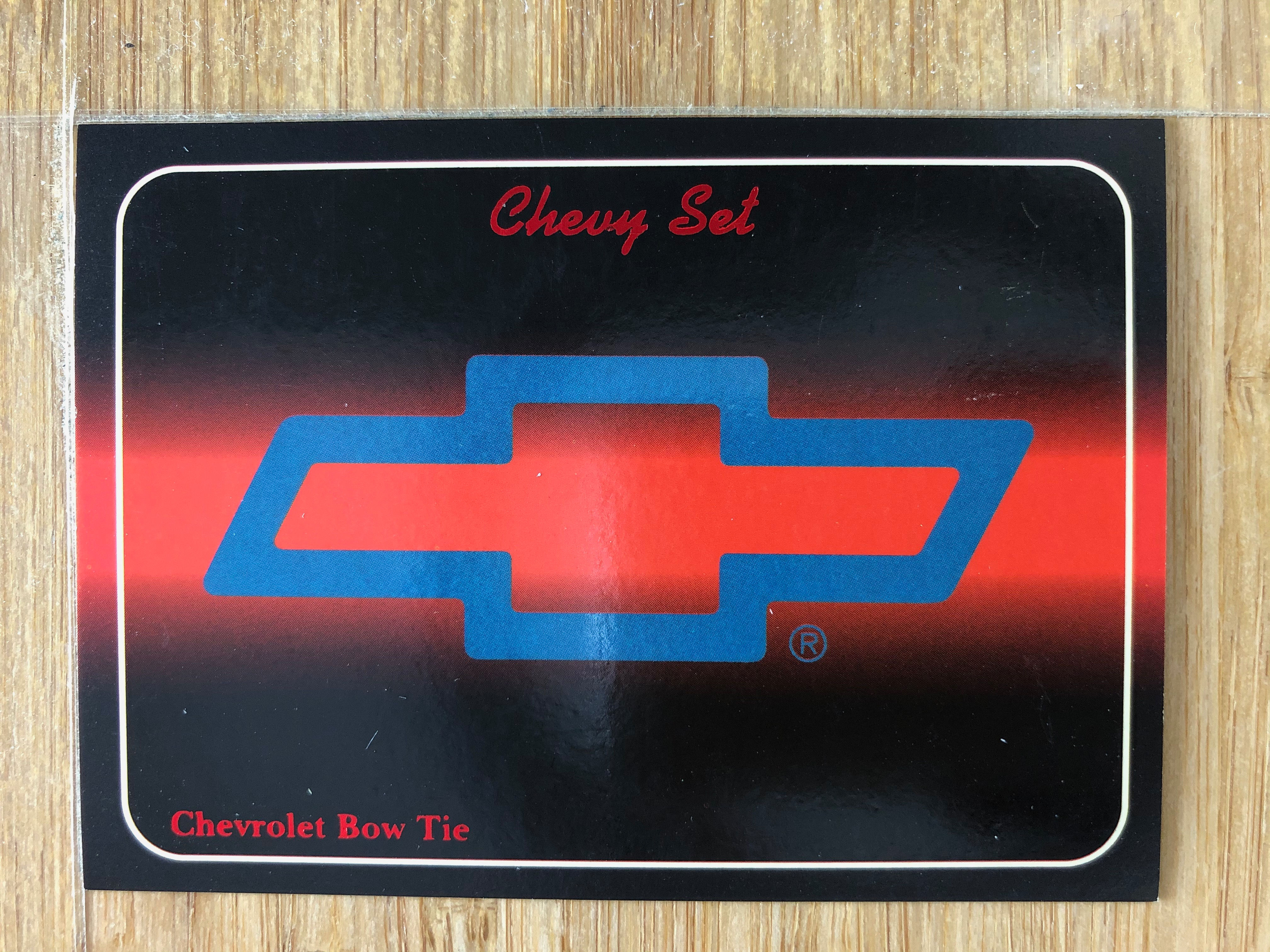 The Heartbeat of America Chevy Set Series 1 by Collect A Card 1992