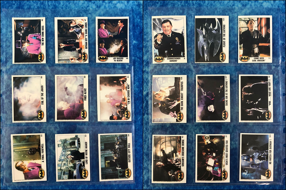 Thumbnail: Batman The Movie 1st Series complete trading card set Topps UK 2nd Variation